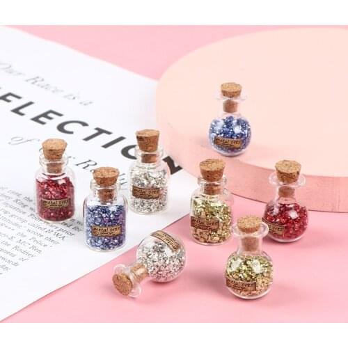 1pcs 1:12 Doll House Miniature Glass Magic Medicine Bottle Doll Magic Doll House Accessories For Dollhouse Decoration