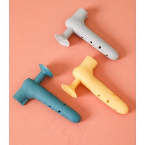 1PC Silicone Crash Pad Door Handle Stopper Round EVA Door Knob Cover Furniture Protector Baby Safety Practical Static-free Home