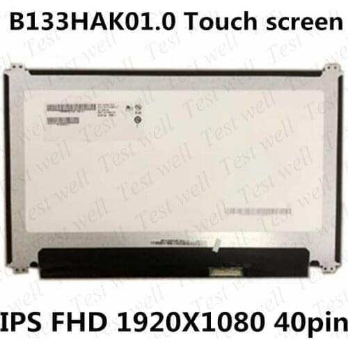 13.3 INCH B133HAK01.0 LCD Display Touch Screen Module Panel for Acer Aspire S13 S5-371T-70CB S5-371T-537V S5-371T-57WW 40Pin