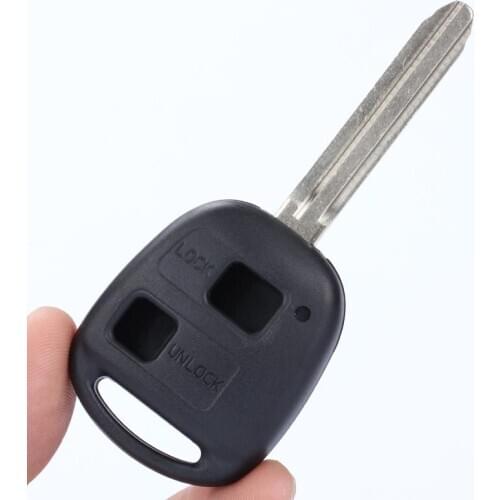 2/3 Button Black Car Key Shell Straight Remote Control Replacement Shell Suit For Toyota Camry 2.4 / Overlord / Overbearing