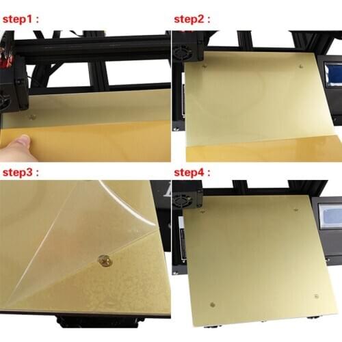 235 x 235mm Base Build Surface PEI 0.2mm Thickness with Adhesive for Ender-3 NK-Shopping