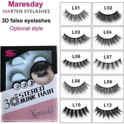 4 Pairs Eyelashes Soft Fluffy 3D Mink False Eyelashes Thick HandMade Lashes Volume Fluffy Extension Lashes Make up Cosmetic Tool