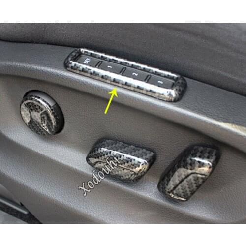 Car Sticker Memory Remember Recall Recollection Seat Adjustment Knob Button Switch Trim For Skoda Kodiaq 2017 2018 2019 2020