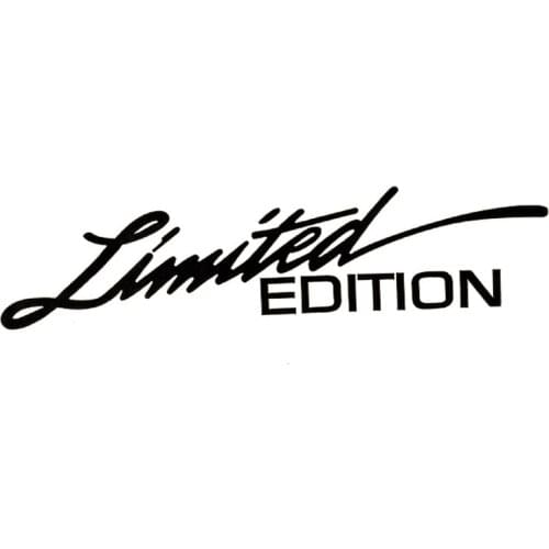 Car Laser LIMITED EDITION English Sticker Auto Fashion Styling Reflective Decal Stickers Decoration