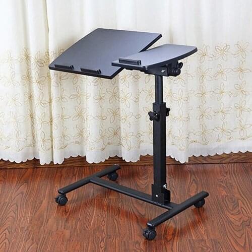 Home Lazy Bed Laptop Desk Movable Lifting Folding Simple Desk Bedside Small Table Rotating