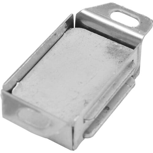 Door Cabinet Cupboard Stainless Steel Magnetic Stopper Holder Silver Tone