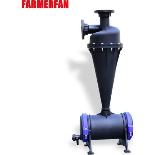 Sand and gravel filter 4 inch 110mm plastic centrifugal filter micro spray drip irrigation sprinkler irrigation project