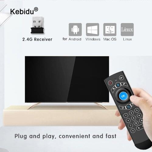 G21 Pro Backlit Gyro Wireless Air Mouse 2.4G Smart Voice Remote Control IR Learning for Android TV Box X96 Mini H96 MAX PK G20S