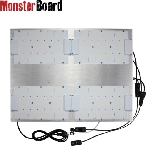 Geeklight 480 watt monster board v4 plus lm301h/b 660nm with LG uv ir pre-assemble led grow light