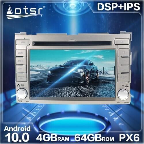 For HYUNDAI I20 2008 - 2013 Android 10.0 4GB+64GB Car GPS Navigation Radio Player Auto Stereo HD Multimedia no DVD Headunit DSP