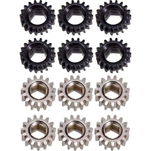 6pcs Hexagonal Open Gear Tuners Tuning Pegs Machine Heads Mount Hex Hole 1:18 or 1:15 Gears and Legs for Guitar Instruments