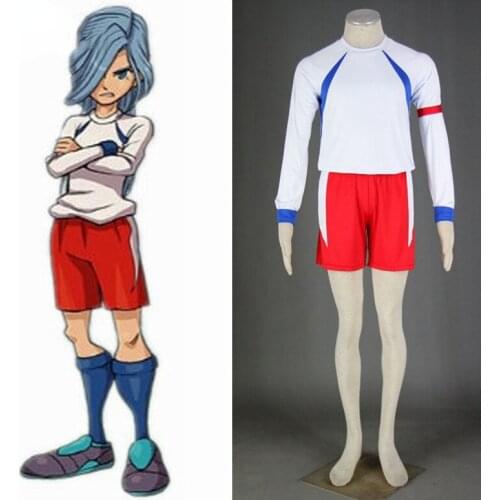Inazuma Eleven Anime Team Knights Of Queen Jersey Halloween Cosplay Costume Customize for plus size adults