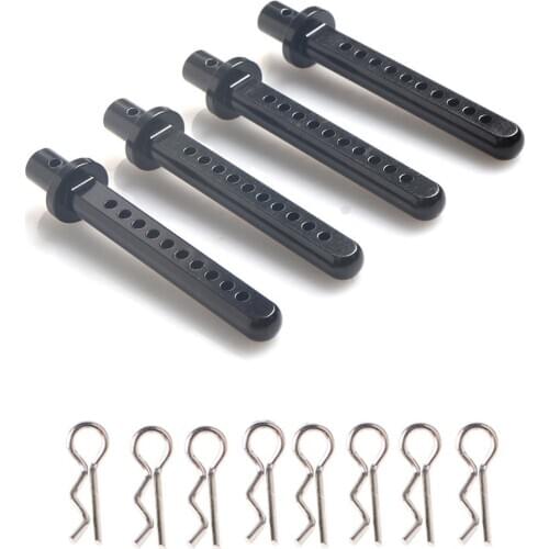 Car Shell Fixing Column With/Without Pin Body Post Mount Aluminum Part Model Accessories For 1/10 RC Car Crawler D90 Axial SCX10