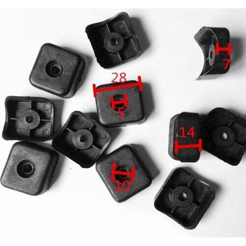 Round laying pipe tube pad saddle wahser 32 mm outer dia furniture chair folding beach bed plastic washer horizontal level