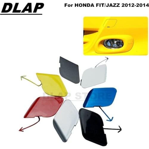 Auto Front Bumper Towing Hook Cover Cap For HONDA FIT JAZZ 2012 2013 2014 GE6 GE8 For Fit Jazz Hybrid 2013 2014 GP1