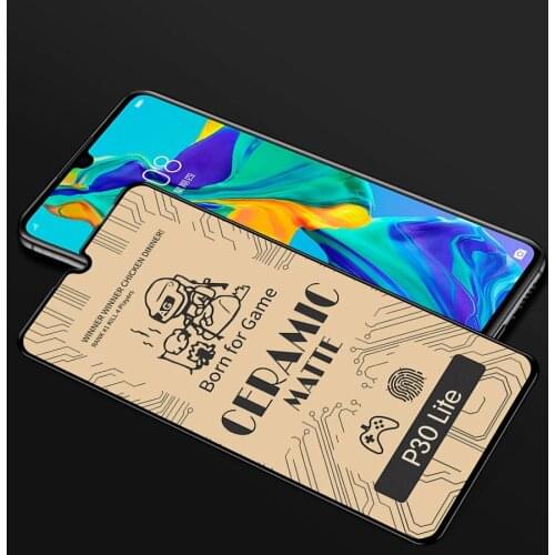 FOR Samsung A01 A10 A10E A20E A10S A11 A20S Matte Frosted Soft Ceramic Film Full Cover Glue Screen Protector Not Tempered Glass