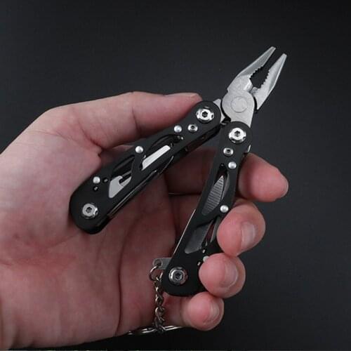 Multifunctional Stainless Steel Multi-tool Folding Knife Pliers Folding Pliers Mini Portable Folding Pliers T4025