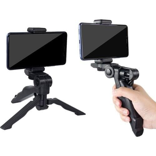 Desktop Mobile Phone Bracket Clamp Tripod Tripods Handheld Stabilizer Holder for iPhone Samsung Smartphone Accessory