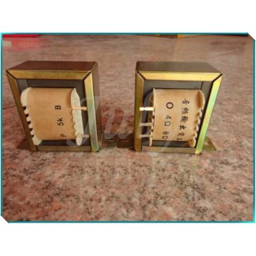 5K single-ended output tube amplifier transformer, 6.5W power, inductance 13.3H, suitable for 6P6 6V6 6P14, vertical solder tab