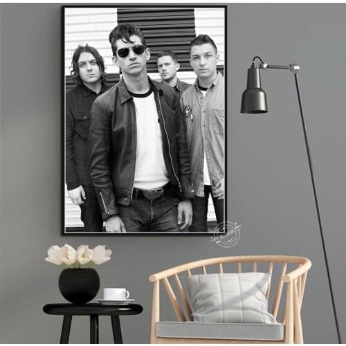 Arctic Monkeys Poster Rock Band Music Singer Canvas Art Prints Wall Picture For Bar Home Decor Painting Gift