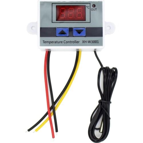 Temperature controller adjustable cool heat Thermostat Control Switch with Probe 220V 10A
