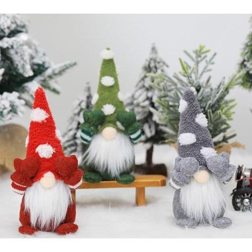 Christmas Decor for Home Table Christmas Gnomes Elf Doll christmas tree ornaments Happy New Year 2022 Christmas Decor. Navidad