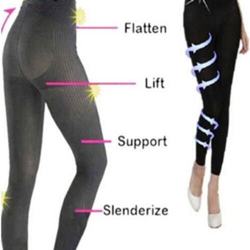 Sleeping Slimming Pants Legging Socks Women Body Shaper Panties Slimming Leg Sexy Hip Up Contron Pant Black M/L