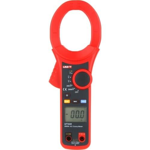 UNI-T UT220 Professional Multitester 2000A Auto Range Data Hold LCD Backlight Digital Clamp Meters Megohmmeter