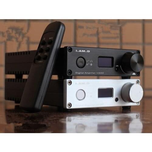 V200 Bluetooth 5.0 CSR8675 Support APTX HD Full Digital Audio Power Amplifier 150W*2 USB XMOS U208 24Bit/192KHz AUX/ line power