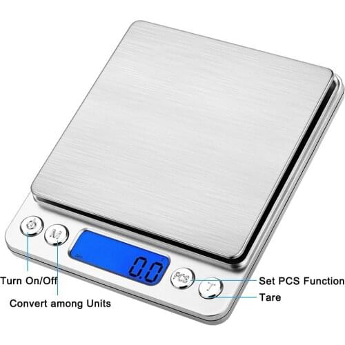 3kg 0.01 Mini Precision LCD Digital Electronic Scales Grams Weight Balance Scale for Tea Baking