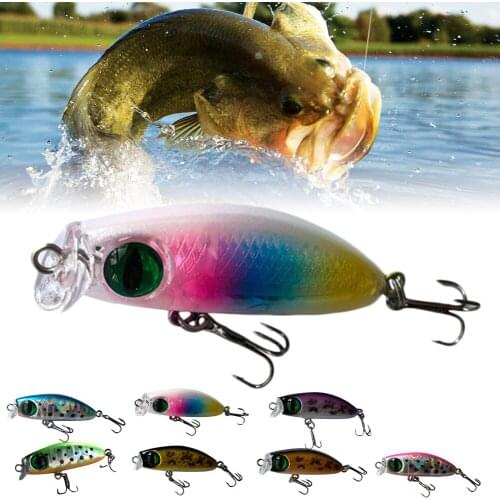 Wobblers Jerkbait 7 Colors 40mm 2.6g Hard Mini Bait Small Minnow Crank Fishing lures Bass Fresh Salt Water Tackle Sinking Lure