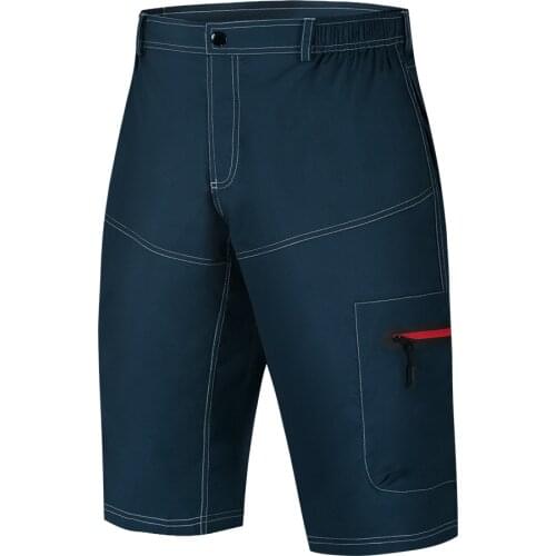 WOSAWE New Motorcycle Shorts with Pocket for Men Downhill Casual Sports Riding Running Beach Shorts Enduro Motocross Pants Black