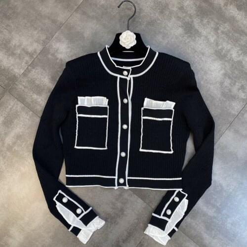 ZCSMLL Stand-up Collar Long Sleeve Patchwork Color Women Pullovers Streetwear Fashion 2021 New Autumn Spring Female Coat