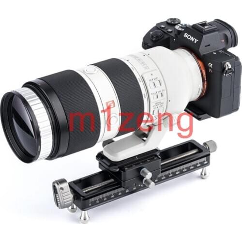 160mm Macro cradle Focusing Rail Slider close up BallHead tripod head guide Quick Release Plate Desktop For dslr Camera