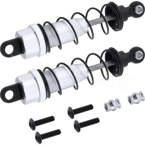 2pcs For RC TAMIYA CC01 Upgrade Parts Aluminum Oil Shock Absorber Assembled 83mm Adjustable