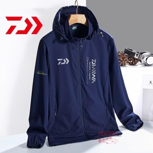 2021 Daiwa Autumn Thin Waterproof Sunscreen Fishing Clothes Daiwa Anti-sweat Breathable Quick Dry Fishing Jacket Fishing Shirts
