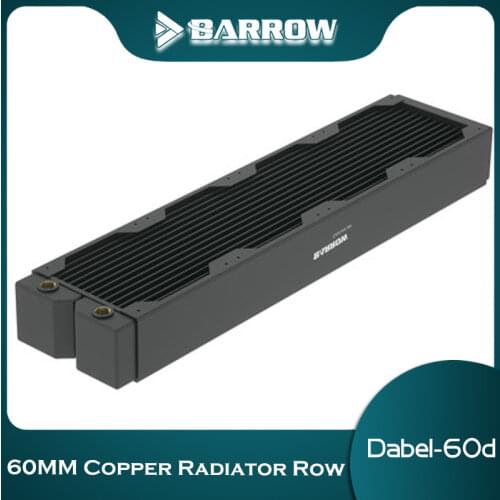 Barrow 60mm Thick 480mm Copper Computer Water Coolant Discharge Heat Sink Exchanger Radiator Dabel-60d