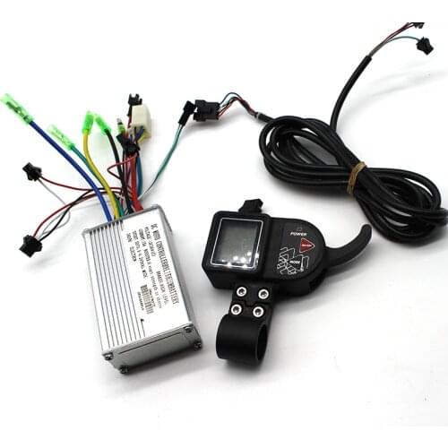 ZHIPU Electric Scooter 250W/350W Motor Brushless Controller Ebike Controller with LCD Display Panel for E-Bike Bike