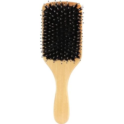 Bristle Massage Comb Hemu Handle Anti-Static Hair Brush Airbag Comb Hairdressing Wet Curly Styling Tools