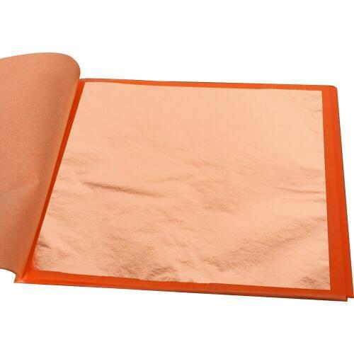 Imitation Gold Foil #0 Transfer Copper Leaf for Painting Arts Gilded Statues Furniture Picture Frame