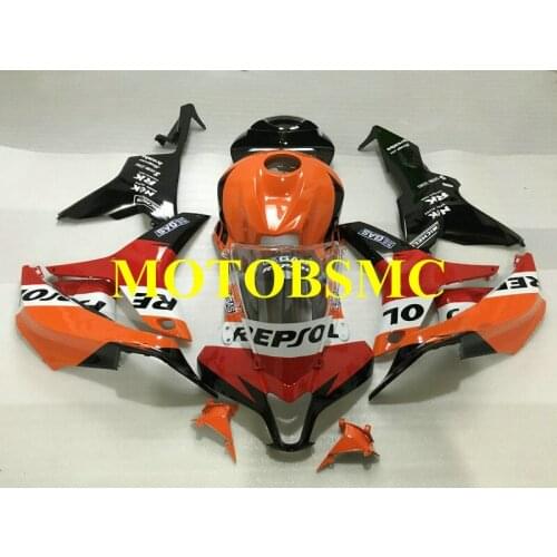 Motorcycle Fairing kit for CBR600RR 07 08 CBR600 CBR600RR F5 2007 2008 ABS red orange black Fairings Set+gifts ZB32