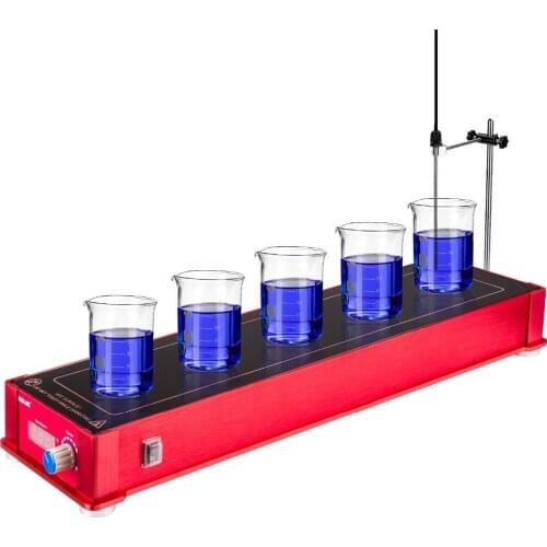 5-Channel chemistry laboratory magnetic stirrer hotplate magnetic stirrer magnetic stir bar agitador magnet