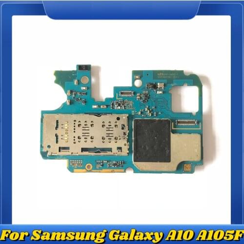 For Samsung Galaxy A10 A105F/G Logic Board Factory Unlcok Mainboard For Samsung Galaxy A10 A105F/FD Motherboard With Full Chips