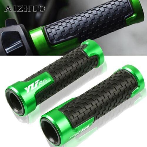 7/8"22mm Motorcycle Accessories Handlebar Grips Handle Bar Hand Bar Motorbike For YAMAHA YZF R25 YZFR25 YZF-R25 2015-2017