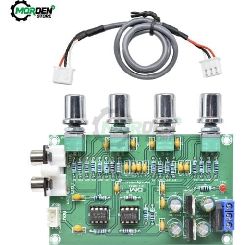 NE5532 Stereo Pre-amp Preamplifier Tone Board Audio 2 Channel AC 12 Amplifier Module 2CH Control Circuit Telephone Preamp