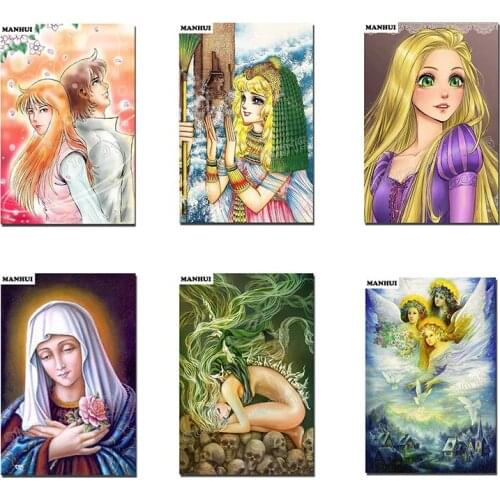 New Diamond Embroidery Portrait picture DIY Diamond Painting Cross Stitch Picture Rhinestones Full Square Diamond Mosaic MH019