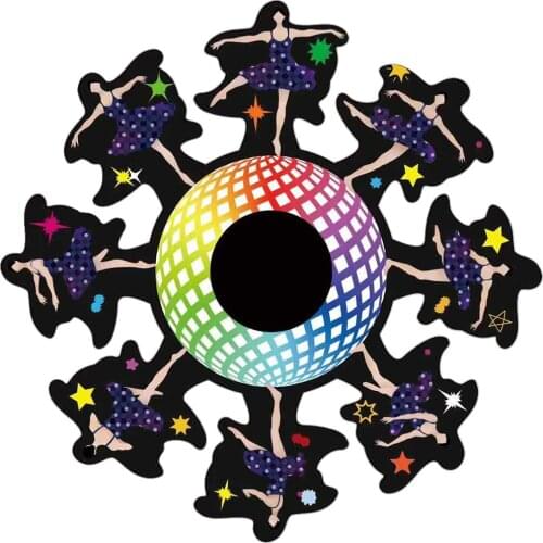 New 3D Hand Spinner Gyro Anti Stress Running Cartoon Anime Character Comic Pattern Rotating Fingertip Spinning Toys