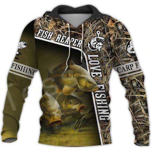 Tessffel NewFashion Animal Deep Bass Fishing Harajuku casual Pullover Funny 3DPrint Zipper/Hoodie/Sweatshirt/Jacket/Men Women 11