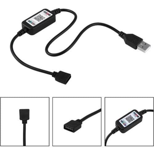 New 5-24v Mobile Phone APP SmartBluetooth-compatible Controller Is Suitable For RGB Light Strip/LED Light Bar