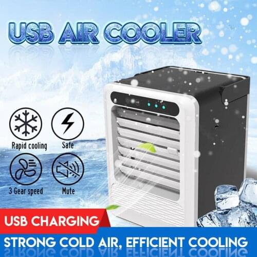 Air Cooler Mini Air Conditioner Fans Usb Portable Air Cooler Conditiioner Table Fan For Office Home Ventilador Вентилятор#g4